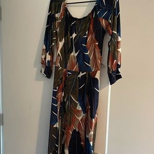 A long dress from fashion nova